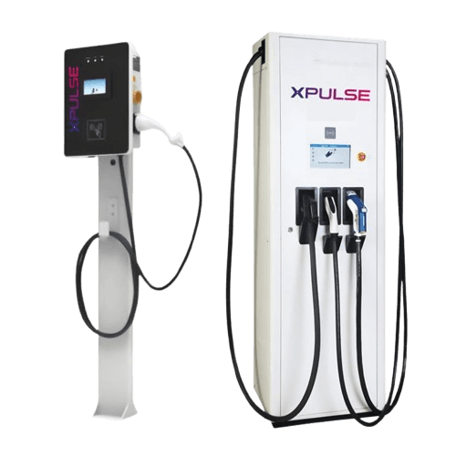 XPulse EV charger hardware range — AC and DC charging units